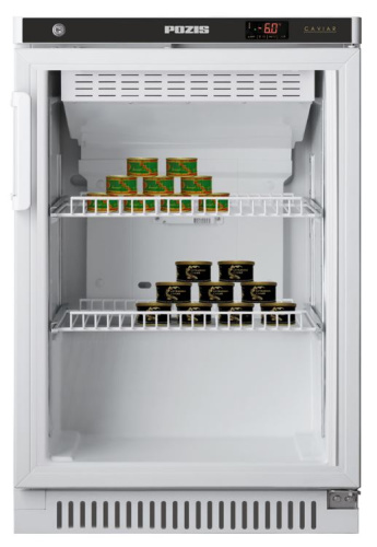 картинка шкаф витрина с замком  для хранения икры pozis-хит 140 белый от магазина Tovar-RF.ru