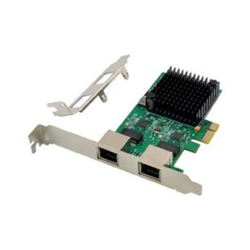 картинка orient xwt-rtl8125l2pe, сетевая карта pci-ex1 v3.0 2xrj45 2.5gbe nic, rtl8125b+asm1806 chipset, 2.5/1 гбит/с, 2 планки крепления (33249) от магазина Tovar-RF.ru