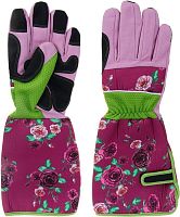 картинка Перчатки INBLOOM PROF+ Перчатки садовые для роз, полиэстер, поролон, микрофибра, ПВХ, р.8, 36см, 135г (180-009) от магазина Tovar-RF.ru