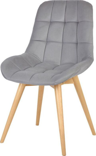 картинка Стул обеденный POLINI Home Verona SD, светло-серый - натуральный (2 кор.) POLINI Home Verona SD, светло-серый - натуральный (2 кор.) от магазина Tovar-RF.ru