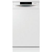 картинка посудомоечная машина gorenje/ отдельностоящая, 44.8х84.5х60 см, 9 комплектов, две корзины, полный aquastop, а++, белый цвет от магазина Tovar-RF.ru