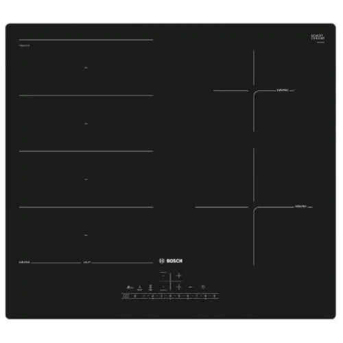 картинка bosch pxe611fc1e индукционная варочная поверхность, черный от магазина Tovar-RF.ru