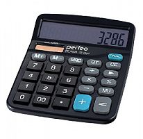 картинка Калькулятор PERFEO (PF-3286) бухгалтерский 12-разр., GT, черный от магазина Tovar-RF.ru