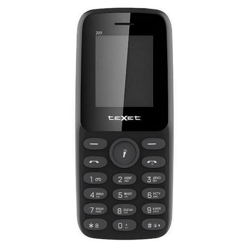 картинка texet tm-209 цвет черный от магазина Tovar-RF.ru