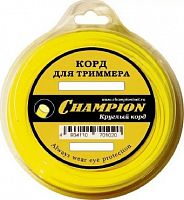 картинка Леска для триммера CHAMPION C5004 - корд трим. Round 2.4мм *15м (круглый) в мотке от магазина Tovar-RF.ru