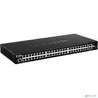картинка d-link dgs-1520-52/a1a управляемый l3 стекируемый коммутатор с 48 портами 10/100/1000base-t, 2 портами 10gbase-t и 2 портами 10gbase-x sfp+ от магазина Tovar-RF.ru