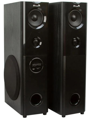 картинка колонка 08" (20-82 home sound) динамик 6шт/2х8"; 2х4"; 2х1.5" комплект 2 колонки eltronic (черная) от магазина Tovar-RF.ru
