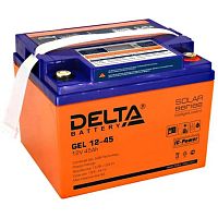 картинка delta gel 12-45 (12v/45ач) свинцово- кислотный аккумулятор   от магазина Tovar-RF.ru
