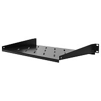 картинка neomax полка 19"1u, для настенного шкафа 520x400; глубина полки 250мм, ширина 484мм;  цвет черный [nm-shf-1u40-101-bk] от магазина Tovar-RF.ru
