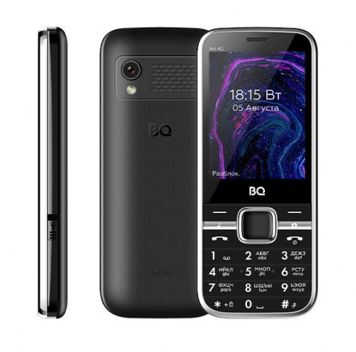 картинка телефон мобильный bq 2800l art 4g black от магазина Tovar-RF.ru