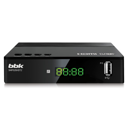 картинка dvb-t2 ресивер bbk smp026hdt2 черный магазин Tovar-RF.ru являющийся официальным дистрибьютором в России картинка dvb-t2 ресивер bbk smp026hdt2 черный от магазина Tovar-RF.ru
