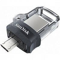 картинка sandisk usb drive 256gb ultra dual drive m3.0 grey & silver sddd3-256g-g46 от магазина Tovar-RF.ru
