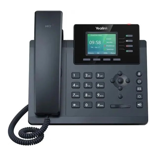 картинка телефон sip yealink sip-t34w 4 аккаунта, wi-fi, usb, цветной экран, poe, gige магазин Tovar-RF.ru являющийся официальным дистрибьютором в России картинка телефон sip yealink sip-t34w 4 аккаунта, wi-fi, usb, цветной экран, poe, gige от магазина Tovar-RF.ru