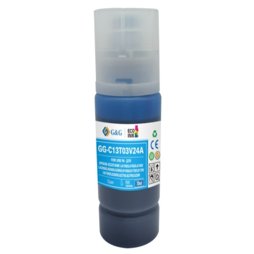 картинка чернила g&g gg-c13t03v24a 101c голубой70мл для epson l4150/l4160/l6160/l6170 магазин Tovar-RF.ru являющийся официальным дистрибьютором в России картинка чернила g&g gg-c13t03v24a 101c голубой70мл для epson l4150/l4160/l6160/l6170 от магазина Tovar-RF.ru