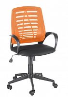 картинка Кресло компьютерное OLSS кресло ИРИС ткань TW-оранжевый/TW-черный от магазина Tovar-RF.ru