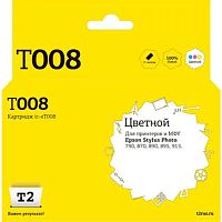 картинка t2 c13t00840110 (ic-et008) картридж t2 для  stylus photo 790/870/890/895/915, цветной, с чипом от магазина Tovar-RF.ru