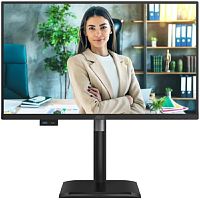 картинка lcd aoc 23.8" 24p4u {ips 1920x1080 120hz 4ms 300cd 1500:1 178/178 d-sub hdmi displayport usb 3xusb3.2 usb-c(15w) speakers  pivot, internal vesa} от магазина Tovar-RF.ru