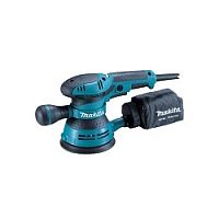 картинка Makita BO5041K Эксцентриковая шлифовальная машина [BO5041K] {300Вт,ф125мм,4000-12000об\м,ампл-2.8мм,1.4кг,чем,п\сборник,доп.рукоятка} от магазина Tovar-RF.ru