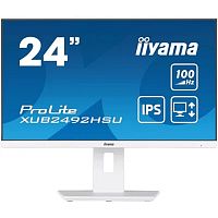 картинка lcd iiyama 23.8" xub2492hsu-w6 белый {ips 1920x1080 100hz 0.4ms hdmi displayport usb m/m pivot} от магазина Tovar-RF.ru