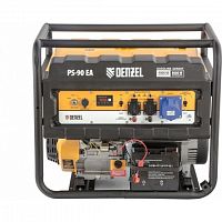 картинка Denzel Генератор бензиновый PS 90 EA, 9,0 кВт, 230В,25л,коннектор автоматики 5-PIN,электростартер [9469343] от магазина Tovar-RF.ru