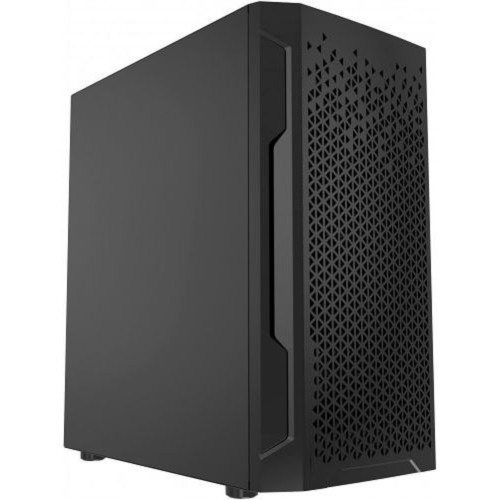 картинка Powercase Корпус Mistral Micro Z2B SI, Non Window, Mesh, 2x 120mm fan, чёрный, mATX  (CMIMZB-F2SI) от магазина Tovar-RF.ru