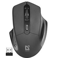 картинка defender datum mb-345 черный [52345] {беспроводная оптическая мышь, 4 кнопки, 800-1600 dpi} от магазина Tovar-RF.ru