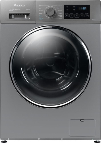 картинка стиральная машина бирюса wm-sm712/08 s хромированный металлик от магазина Tovar-RF.ru