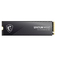 картинка твердотельный накопитель ssd msi m.2 2280 2tb spatium m560 client ssd s78-440q940-p83, pcie gen4x4 with nvme,  3d tlc, r/ w 4900/ 4400 от магазина Tovar-RF.ru