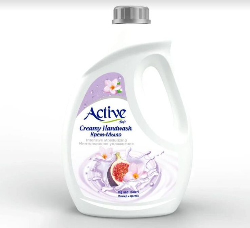 картинка Жидкое крем-мыло ACTIVE Жидкое крем-мыло с витамином B5 Инжир , 2000 мл, Purple (511801646) от магазина Tovar-RF.ru