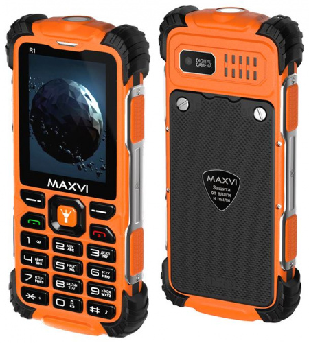 картинка мобильный телефон maxvi r1 orange от магазина Tovar-RF.ru