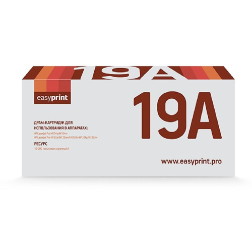 картинка easyprint  cf219a фотобарабан (dh-19a) для hp laserjet pro m102a/m102w/m104a/m104w/m130a/m130fn/m130fw/m130nw/m132a/m132nw/m132fn/m132fp/m132fw/m132snw (12000стр.) с чипом от магазина Tovar-RF.ru