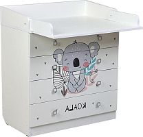 картинка комод фея комод фея 1580 коала, белый (1 кор) фея комод фея 1580 коала, белый (1 кор) от магазина Tovar-RF.ru