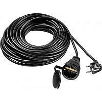 картинка Удлинитель силовой Stayer 55028-30, розеток 1шт, 3x1.5 кв.мм, 30м, ПВС, без катушки, черный от магазина Tovar-RF.ru