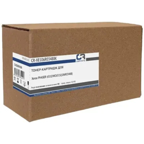 картинка картридж лазерный copyrite cr-xe106r03488k 106r03488 черный (5500стр.) для xerox phaser 6510/wc6515 от магазина Tovar-RF.ru