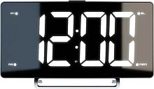 картинка Радиочасы-будильник SOUNDMAX SM-1561U (черный с белым) SOUNDMAX SM-1561U черный\белый от магазина Tovar-RF.ru