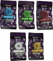 картинка Комплект крючков BRIMIX 583 Комплект одинарных , разноцветных крючков - столбики , в коробочке 5 штук от магазина Tovar-RF.ru