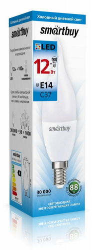 картинка Лампа SMARTBUY (SBL-C37Can-12-60K-E14) 12W/6000/E14 от магазина Tovar-RF.ru