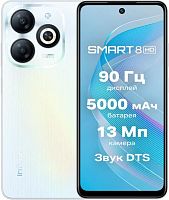 картинка смартфон infinix smart 8 x6525 3/64gb white (2014134) от магазина Tovar-RF.ru
