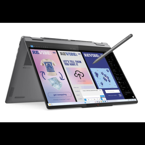 картинка lenovo yoga 7 2-in-1 14ill10 [83jq003grk] grey 14" {oled touch ultra 5 226v(2.1ghz)/16gb/512gb ssd/w11home/+pen}  от магазина Tovar-RF.ru