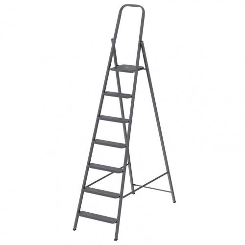 картинка СИБРТЕХ Стремянка 7 ступеней, компактная, стальная Россия [97947] от магазина Tovar-RF.ru
