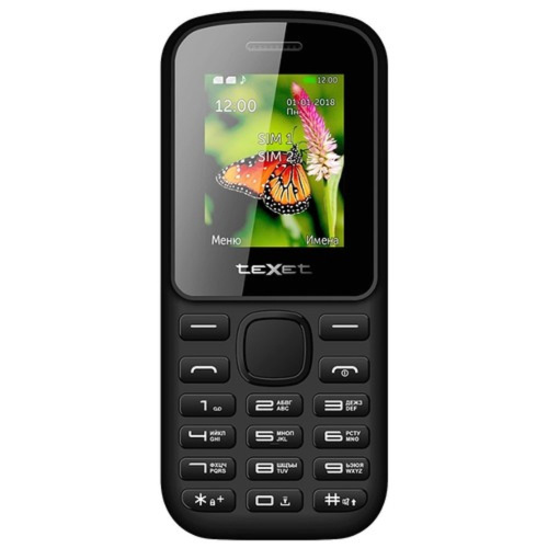 картинка texet tm-130 черный-красный от магазина Tovar-RF.ru