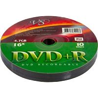 картинка диски vs dvd+r 4,7 gb 16x shrink/10 (620403) от магазина Tovar-RF.ru