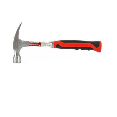 картинка MATRIX Молоток-гвоздодер, 570 г, цельнометаллический, двухкомпонентная рукоятка [10463] от магазина Tovar-RF.ru