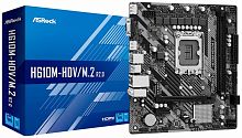 картинка 90-mxbm50-a0uayz материнская плата asrock h610m-hdv/m.2+ d5 soc-1700 intel h610 2xddr5 matx ac'97 8ch(7.1) gblan+vga+hdmi+dp от магазина Tovar-RF.ru