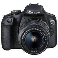 картинка canon eos 2000d kit черный {24.1mpix 18-55mm f/3.5-5.6 is ii 3" 1080p full hd sdxc li-ion (с объективом)} от магазина Tovar-RF.ru