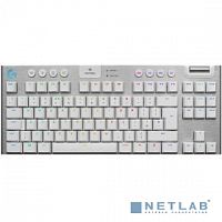 картинка 920-010117 logitech клавиатура g915 tkl white {механическая, белый, беспроводная/проводная, rgb lightsync, usb, bluetooth, радиоканал} от магазина Tovar-RF.ru