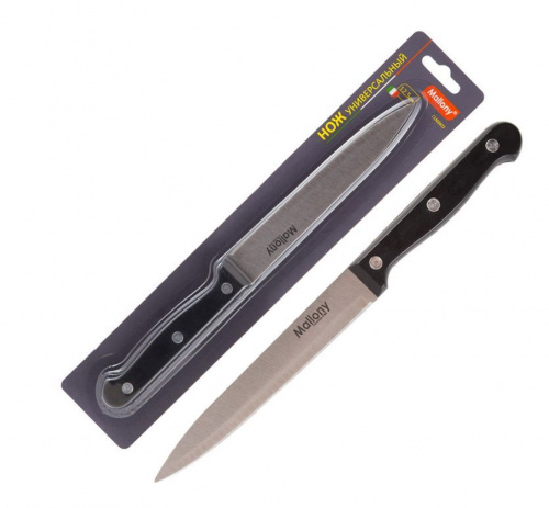 картинка Нож MALLONY Нож с пластиковой рукояткой CLASSICO MAL-06CL универсальный, 12,5 см (005518) от магазина Tovar-RF.ru